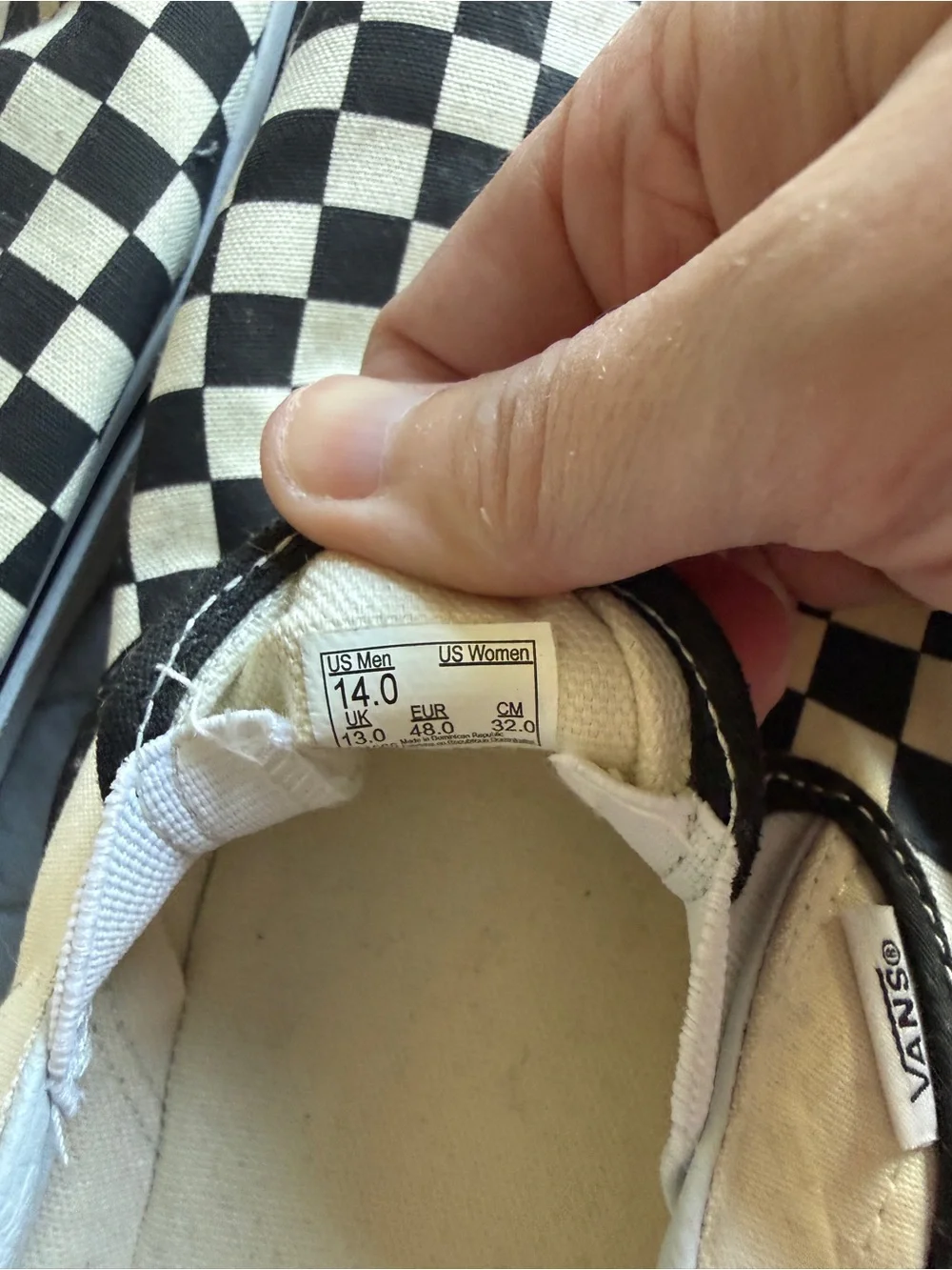 Vans mens slip